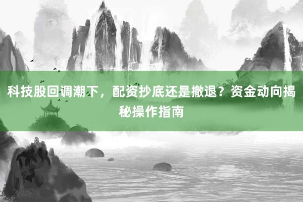 科技股回调潮下，配资抄底还是撤退？资金动向揭秘操作指南